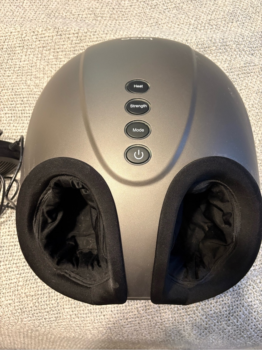 Foot and Calf Massager with Heat - Gray